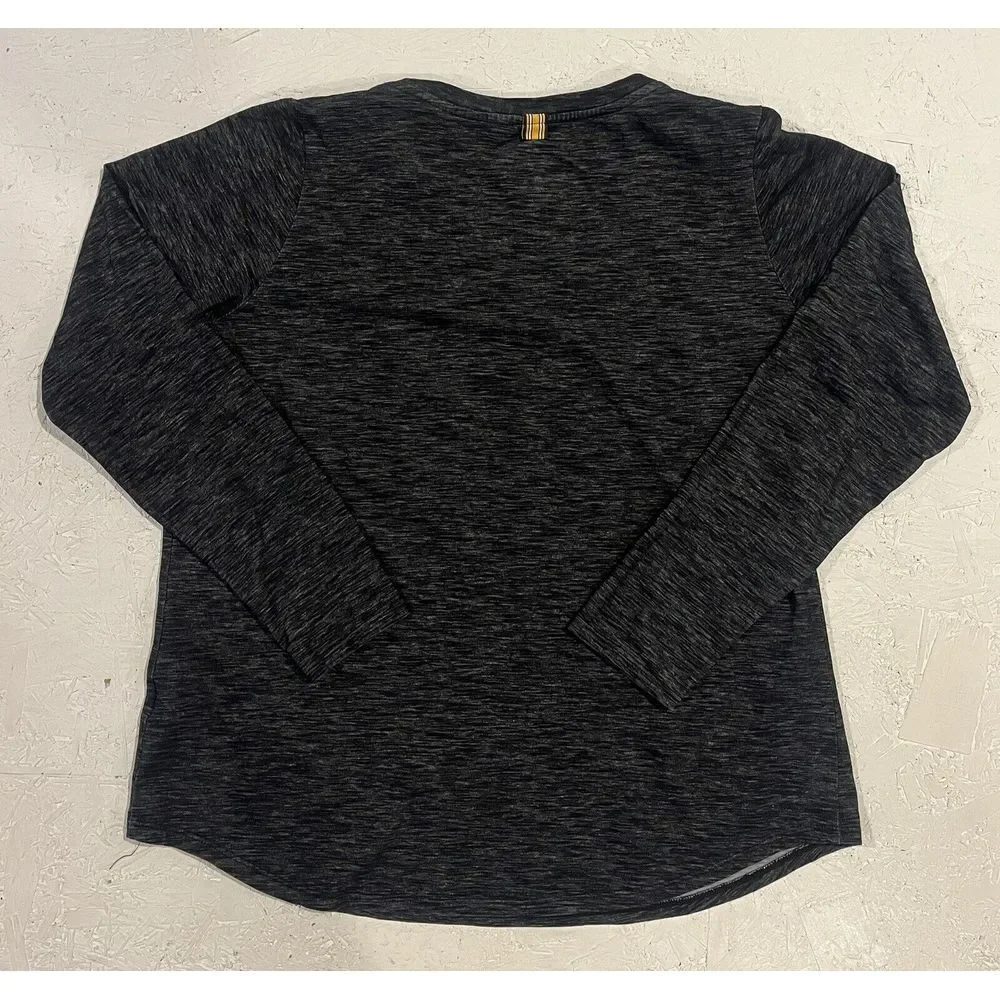 Iowa Hawkeyes Womens Shirt Nike XL Heather Gray Long Sleeve Dri-Fit Logo - Picture 9 of 9